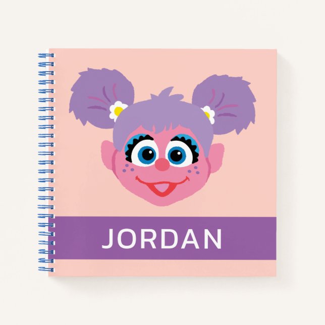 Abby Cadabby | Flower Face | Add Your Name Notebook (Front)