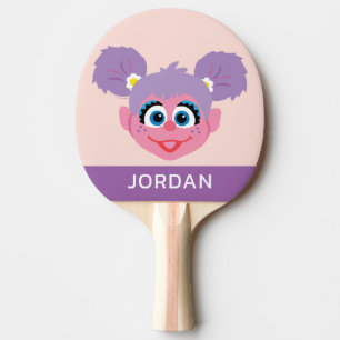 Abby Cadabby Flower Face Add Your Name Ping Pong Paddle