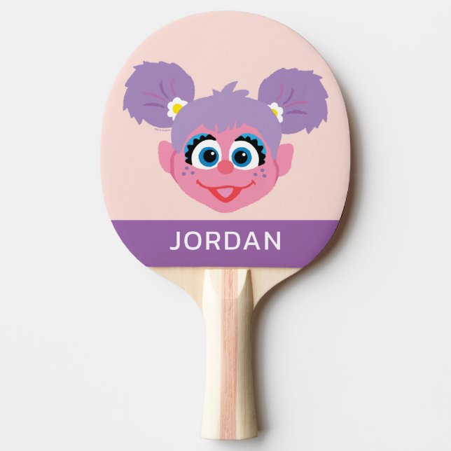 Abby Cadabby | Flower Face | Add Your Name Ping Pong Paddle (Front)