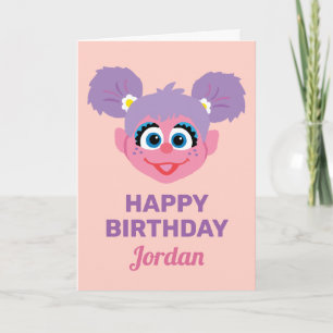 Abby Cadabby   Flower Face   Happy Birthday Card