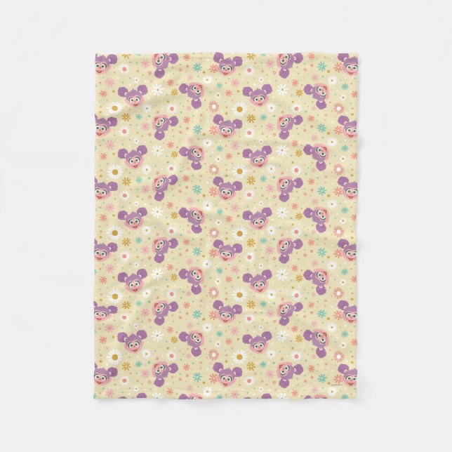 Abby Cadabby | Flower Face Pattern Fleece Blanket (Front)