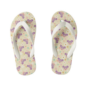 Abby Cadabby Flower Face Pattern Kid's Flip Flops