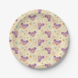 Abby Cadabby   Flower Face Pattern Paper Plate