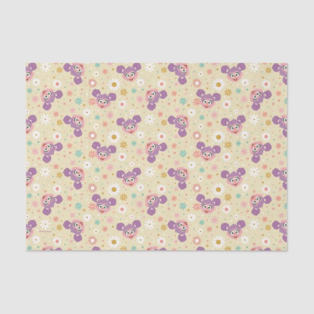 Abby Cadabby | Flower Face Pattern Tissue Paper (Front)