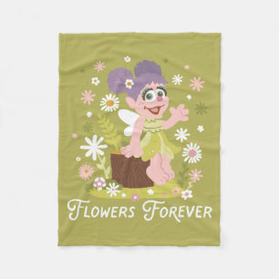 Abby Cadabby   Flowers Forever Fleece Blanket