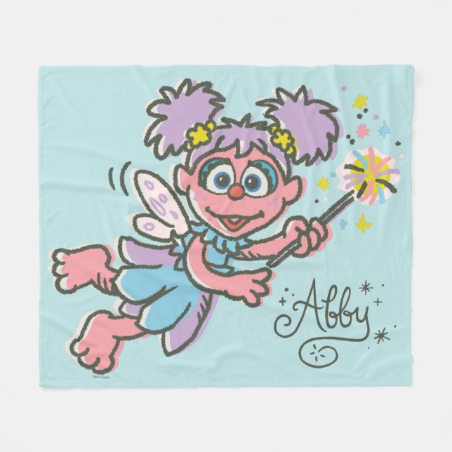 Abby Cadabby Flying Fleece Blanket (Front (Horizontal))