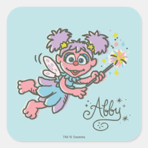 Abby Cadabby Flying Square Sticker
