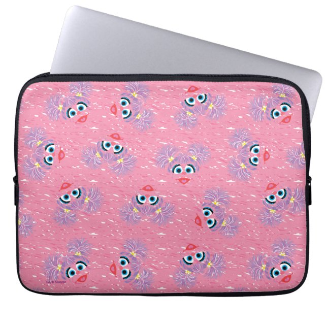 Abby Cadabby Fur Face Pattern Laptop Sleeve (Front)