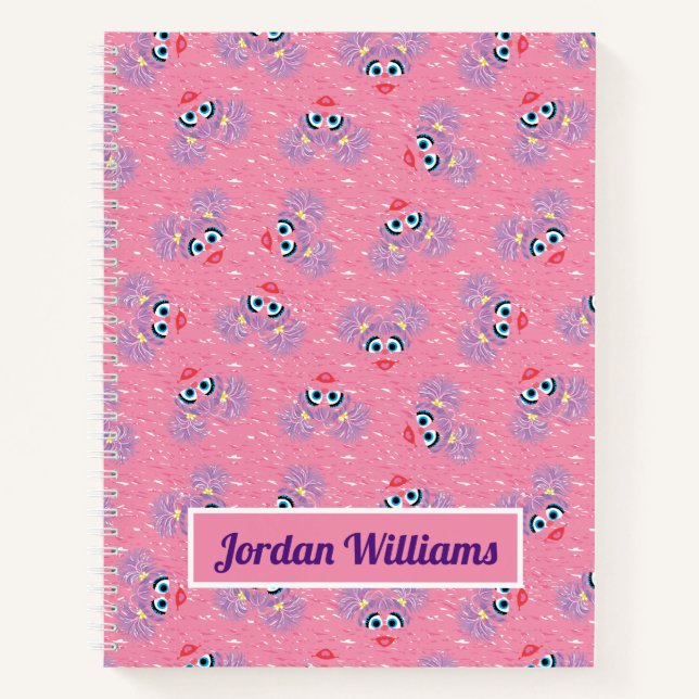 Abby Cadabby Fur Face Pattern Notebook (Front)