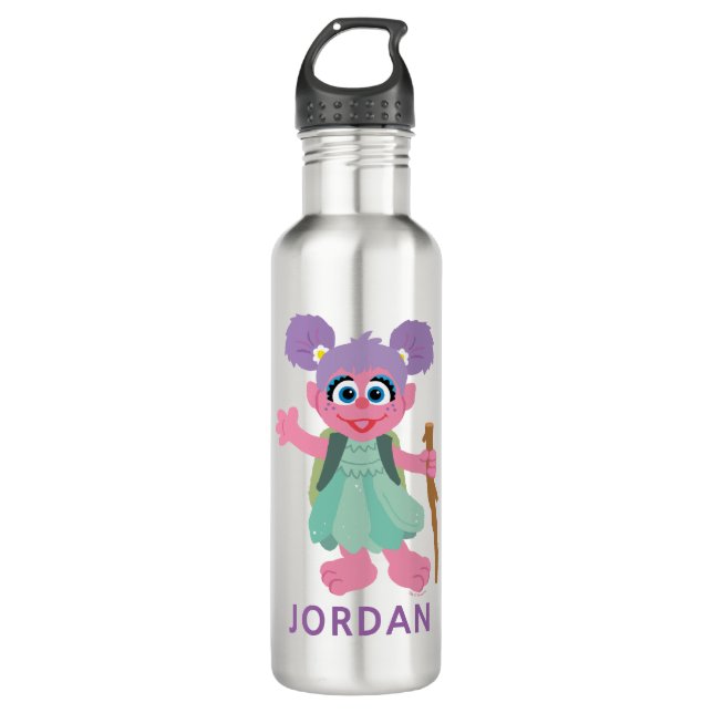 Abby Cadabby Hiking | Add Your Name 710 Ml Water Bottle (Front)