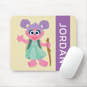 Abby Cadabby Hiking   Add Your Name Mouse Mat