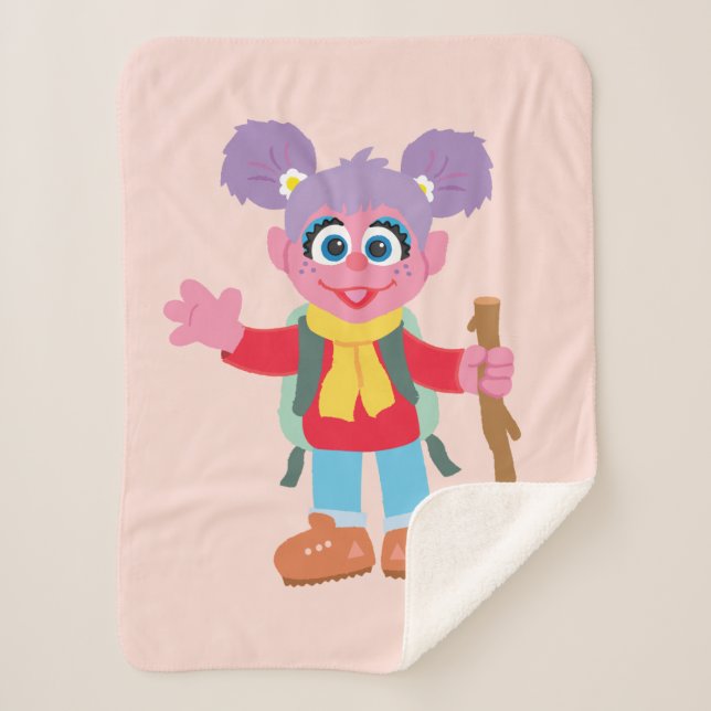 Abby Cadabby Hiking Sherpa Blanket (Front)