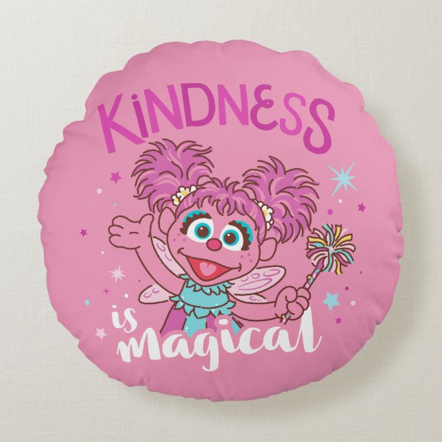 Abby Cadabby - Kindness is Magical Round Cushion (Front)