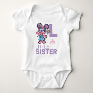 Abby Cadabby   L is for Little Sister Baby Bodysuit