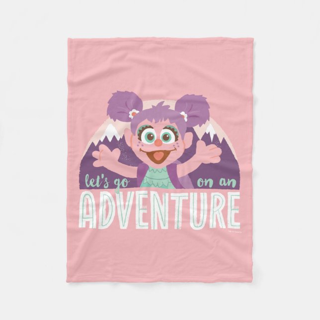Abby Cadabby | Let's Go On An Adventure Fleece Blanket (Front)