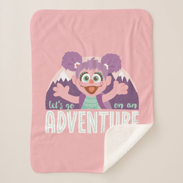 Abby Cadabby | Let's Go On An Adventure Sherpa Blanket (Front)