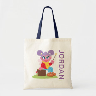 Abby Cadabby Making S'mores Add Your Name Tote Bag