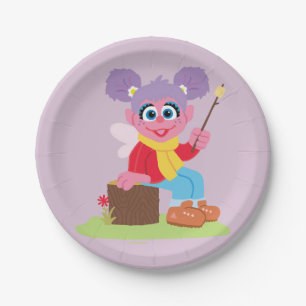 Abby Cadabby   Making S'mores Paper Plate