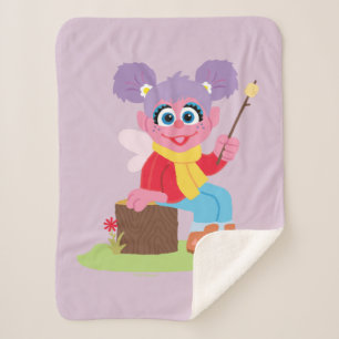 Abby Cadabby Making S'mores Sherpa Blanket