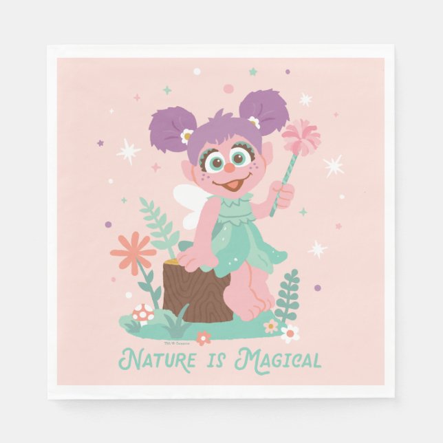Abby Cadabby | Nature Is Magical Napkin (Front)