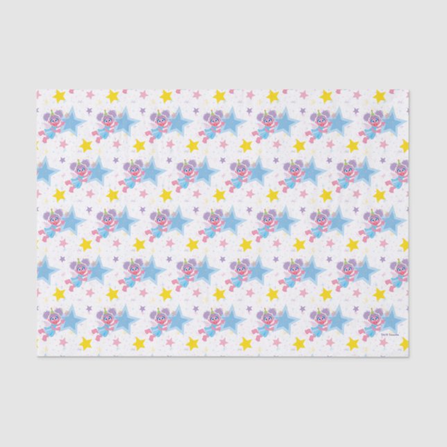 Abby Cadabby Party Star Pattern Tissue Paper (Front)