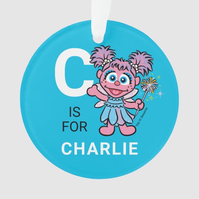 Abby Cadabby | Personalised Name with Photo Ornament (Front)