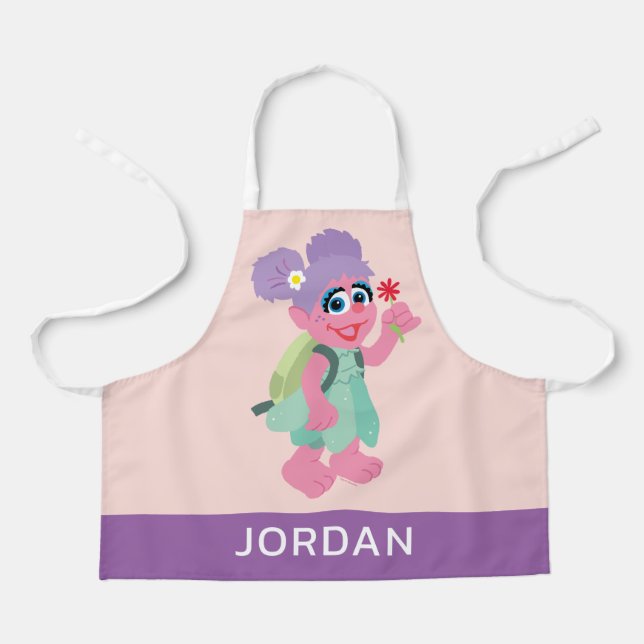 Abby Cadabby | Picking Daisies | Add Your Name Apron (Front)