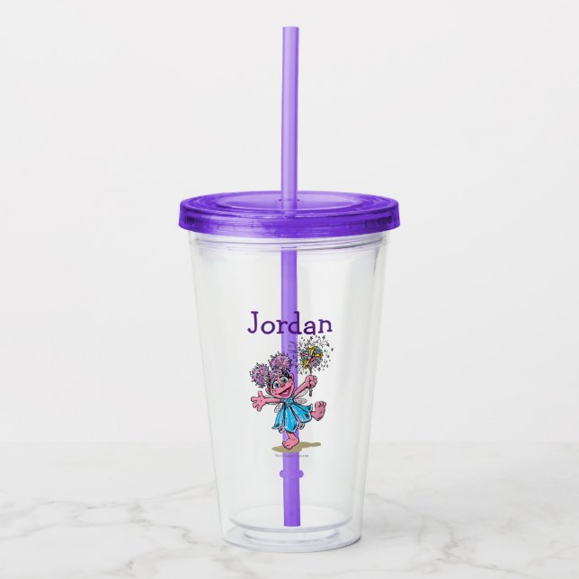 Abby Cadabby Retro Art Acrylic Tumbler (Front)