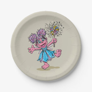 Abby Cadabby Retro Art Paper Plate