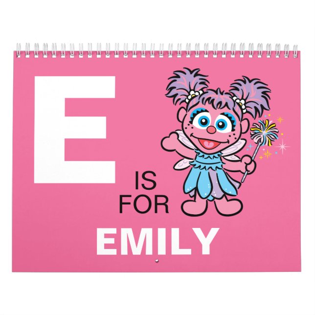 Abby Cadabby Sesame Street | Add Your Name Calendar (Cover)