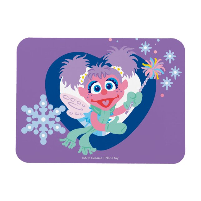 Abby Cadabby Snowflake Magnet (Horizontal)