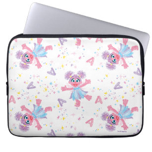 Abby Cadabby Sparkle Pattern Laptop Sleeve