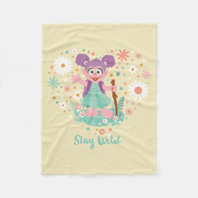 Abby Cadabby | Stay Wild Fleece Blanket (Front)