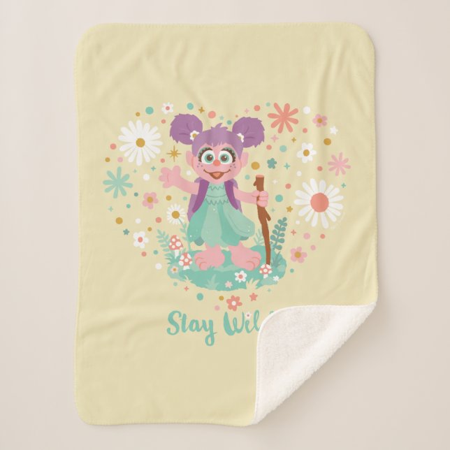 Abby Cadabby | Stay Wild Sherpa Blanket (Front)