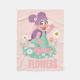 Abby Cadabby   Stop and Smell The Flowers Fleece Blanket