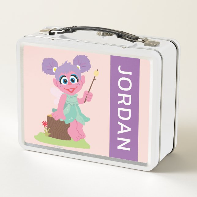 Abby Cadabby Toasting Marshmallows Metal Lunch Box (Back)