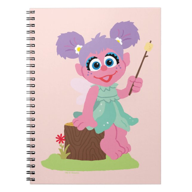Abby Cadabby Toasting Marshmallows Notebook (Front)