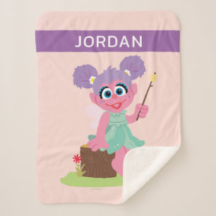 Abby Cadabby Toasting Marshmallows Sherpa Blanket