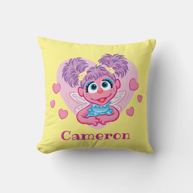 Abby Cadabby Valentine Hearts Graphic Cushion (Front)
