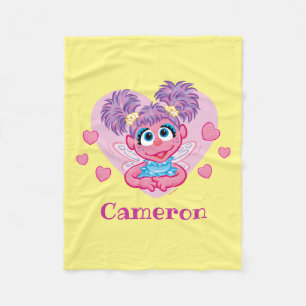 Abby Cadabby Valentine Hearts Graphic Fleece Blanket
