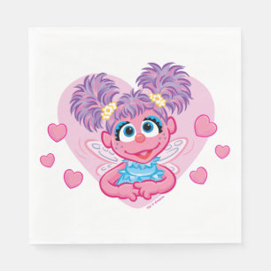 Abby Cadabby Valentine Hearts Graphic Napkin