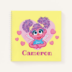 Abby Cadabby Valentine Hearts Graphic Notebook