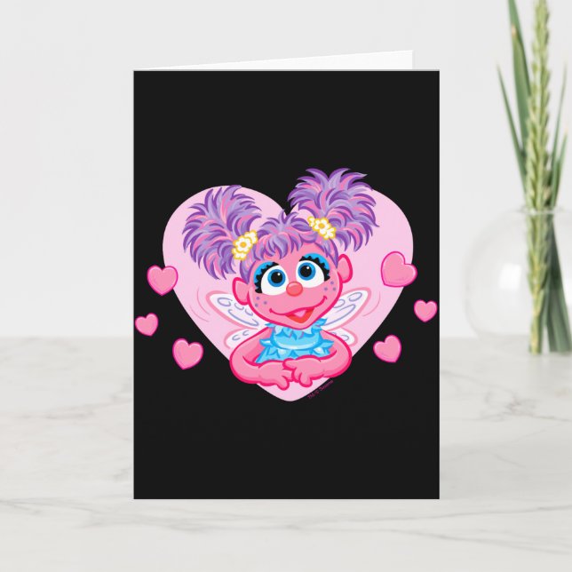 Abby Cadabby Valentine Hearts Graphic T Shirt  Card (Front)