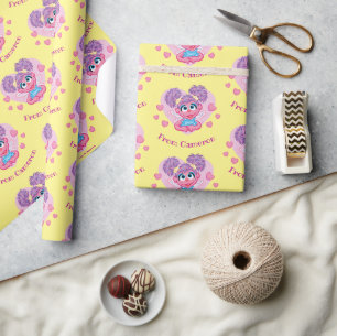 Abby Cadabby Valentine Hearts Graphic Wrapping Paper