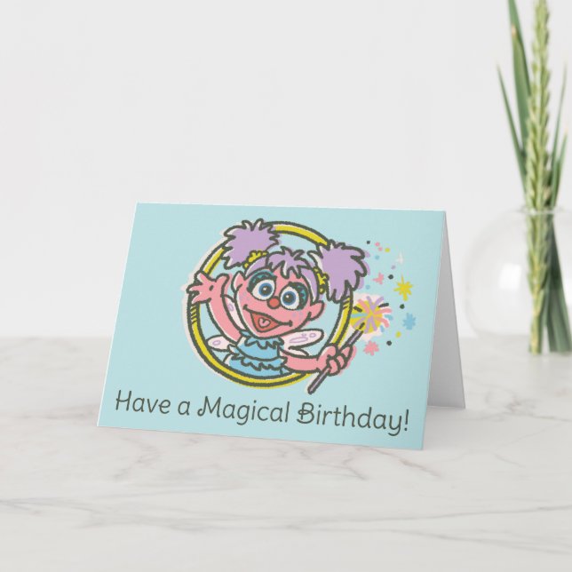 Abby Cadabby Vintage Card (Front)