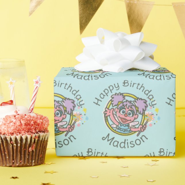 Abby Cadabby Vintage Wrapping Paper (Birthday Party)