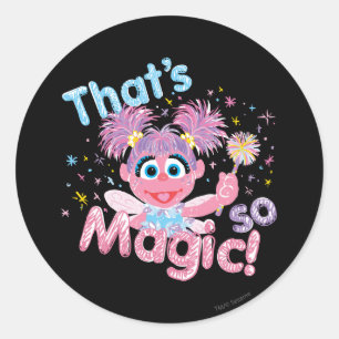 Abby Cadabby Wand Classic Round Sticker