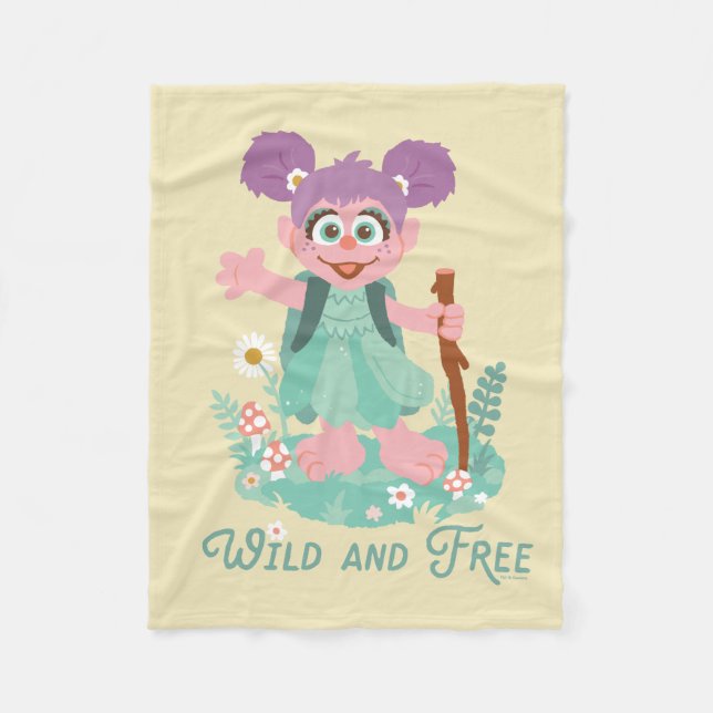 Abby Cadabby | Wild and Free Fleece Blanket (Front)