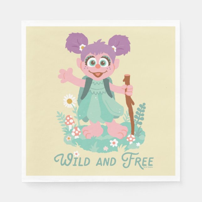 Abby Cadabby | Wild and Free Napkin (Front)