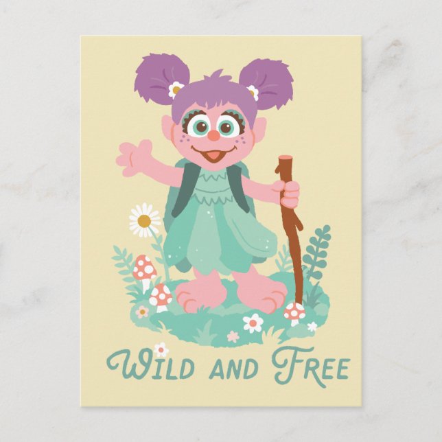 Abby Cadabby | Wild and Free Postcard (Front)